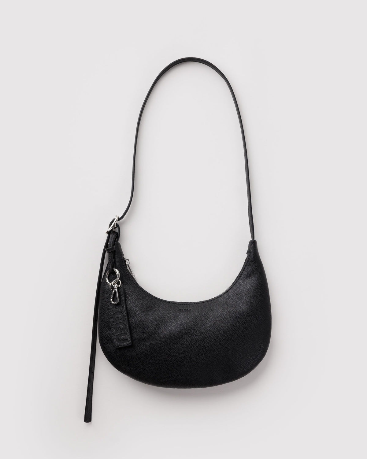 SMALL RECYCLED LEATHER FLAT CRESCENT - US 7321
