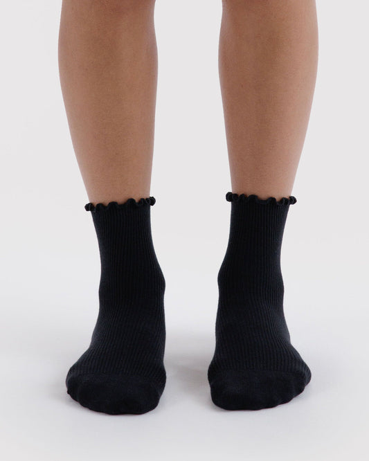 LETTUCE EDGE SOCK SET OF 2 - US 5024