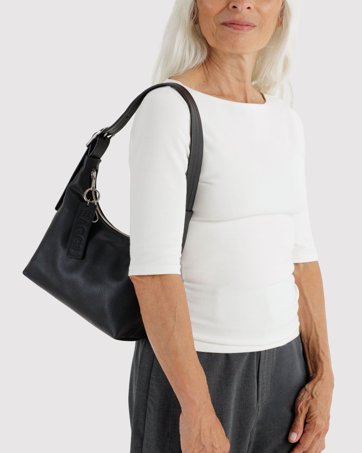 MINI RECYCLED LEATHER SHOULDER BAG - US 1421