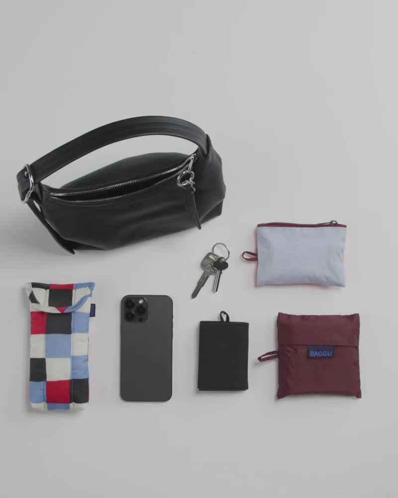 MINI RECYCLED LEATHER SHOULDER BAG - US 2516